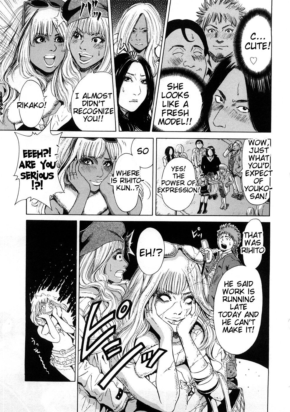 Hentai Manga Comic-Black Gals-Story 2-3